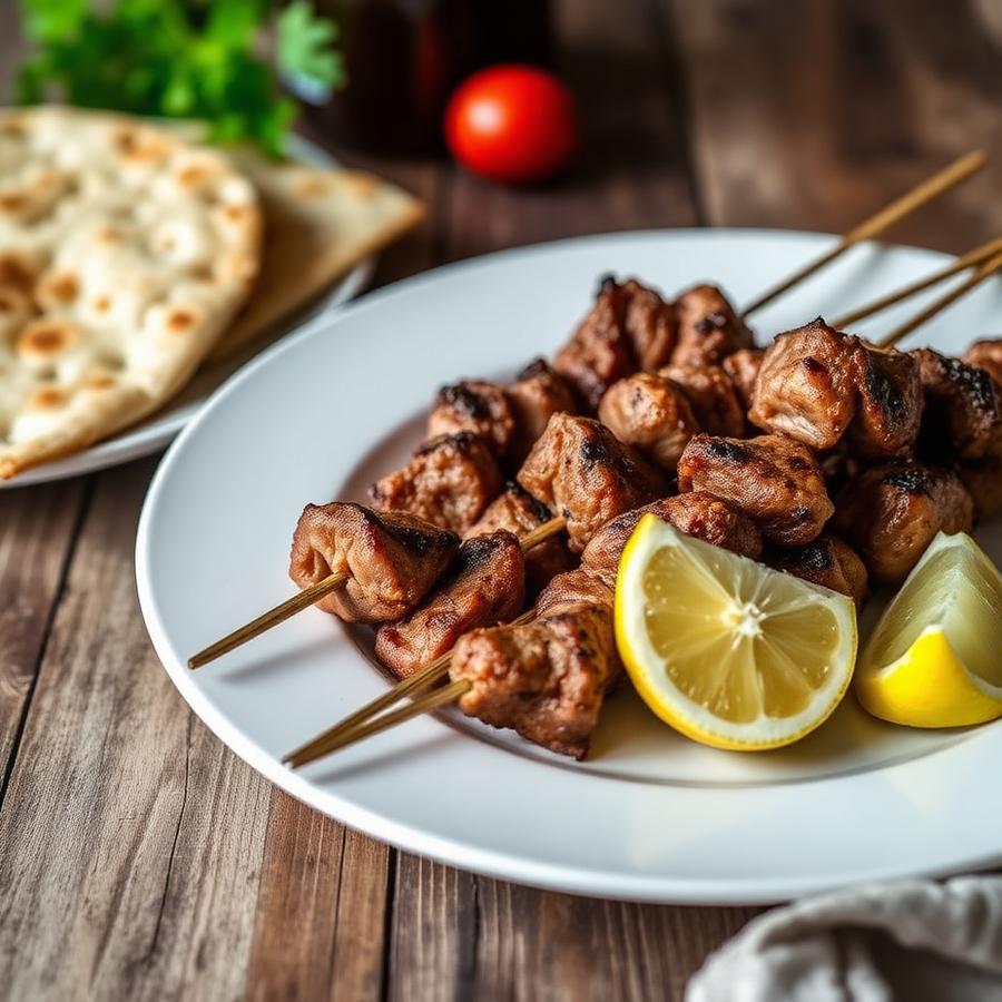 Souvlaki på spett